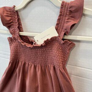 Girl - 4-5Y - NWT Quincy Mae Jersey Smocked Berry Dress